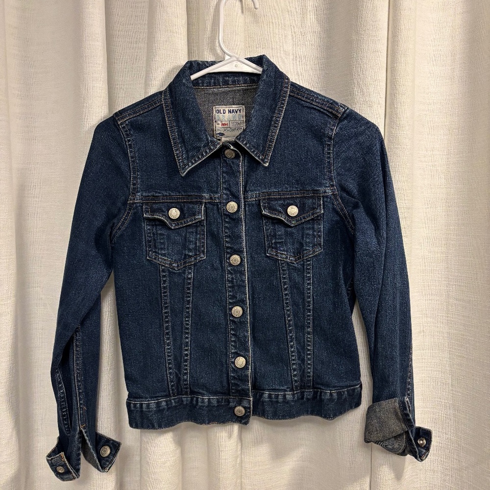 Dark Wash Denim Jean Jacket